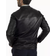 Frye Men's Classic Leather Café Racer Jacket - Black