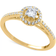 Macy's Halo Engagement Ring - Gold/Diamonds