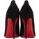 Christian Louboutin Suede So Kate 120 Heels - Black