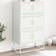 vidaXL 846493 White Sideboard 68.5x123.5cm