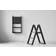 Gejst Reech Step Ladder Black Krakk 47cm