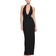 SKIMS Soft Lounge Deep Plunge Halter Long Dress - Onyx