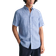 Gant Regular Fit Linen Short Sleeve Shirt - Rich Blue