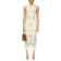 Casablanca Vase Midi Dress - Blue