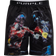 Purple Boxer 6.4" Swim Trunks - Black