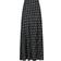 Neo Noir Lola Retro Dot Long skirt - Black