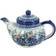 Blue Rose Pottery Polish Vena Garden of Blue Teapot