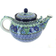 Blue Rose Pottery Polish 444 Ceramika Artystyczna Sapphire Fields Large Teapot