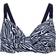 Wiki Milano Bikini Top - Blue Patterned