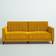 Mercury Row Perdue Mustard Yellow Sofa 81.5" 3 Seater