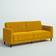 Mercury Row Perdue Mustard Yellow Sofa 81.5" 3 Seater