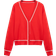 Mango Piping Contrast Trims Cardigan - Red