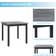 Simplie Fun Upholstered Black/Grey Dining Set 35.4x35.4" 5