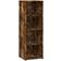 vidaXL 846387 Smoked Oak Bücherregal 124cm