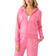 True Religion Crystal French Terry Zip Hoodie - Hot Pink