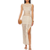 Retrofete Knit Crochet Dress - Metallic Ivory Bronze