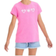 Cat & Jack Girl's Short Sleeve Hearts Graphic T-Shirt - Neon Pink