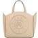 Karl Lagerfeld K/circle Perforated Small Tote Bag - Sand