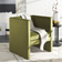 Safavieh Gisle Olive Green Lounge Chair 30"