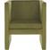 Safavieh Gisle Olive Green Lounge Chair 30"