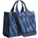 Coach Cargo Tote Bag with Tie Dye - Silver/Midnight Navy