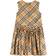 Burberry Kid's Check Stretch Cotton Dress - Archive Beige (80784061)