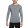 Nike Men's Pro Dri Fit Slim Long Sleeve Fitness Top - Smoke Grey/Black