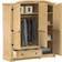 vidaXL Corona Natural Garderobe 151.5x170cm