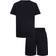 Nike Little Kid's Club Knit Shorts Set - Black (86M143-F66)