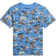 Polo Ralph Lauren Boy's Polo Bear Paris-Print Cotton Jersey Tee - Paris Bear/Blue Flower