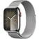 Apple Watch Series 9 Cellular 45mm Stainless Steel Case with Milanese Loop