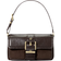 Michael Kors Colby Medium Crackled Leather and Suede Shoulder Bag - Chocolate