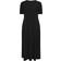 Yours Curve Swing Ribbed Maxi Dress - Black