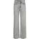 Vero Moda Tessa High Rise Wide Fit Jeans - Grey/Medium Grey Denim