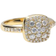 Christ Ring - Gold/Diamonds