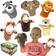 Joyin Animal Friends Hand Puppets 6 Pack