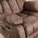 Ebern Designs 35" Compact Rocker Recliner Brown Armchair 39.4"