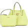 Guess Latona Quilted Mini Shopper Bag - Fluorescent Green