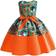 lisusut Girls Print Dress Pageant Party Child Costume