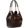 Michael Kors Lillie Large Crocodile Embossed Leather Shoulder Bag - Chocolate