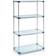 Nexel 24366SZ Gray/Chrome Shelving System 36x63"