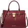 Michael Kors Hamilton Medium Leather Satchel - Oxblood