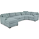 Macy's Radley Heavenly Robinsegg Blue Sofa 148" 4 3 Seater