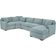 Macy's Radley Heavenly Robinsegg Blue Sofa 148" 4 3 Seater