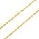 Nuragold Solid Miami Cuban Link Chain Pendant Necklace 3.5mm 10k - Gold