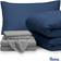 Bare Home Modern & Contemporary Bed Linen Gray, Blue (233.7x157.5cm)