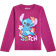 Epic Threads Girl's Sweet Stitch Graphic Long Sleeve T-shirt - Magenta Purple