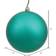 Vickerman Glitter Ball Teal Christmas Tree Ornament 10"