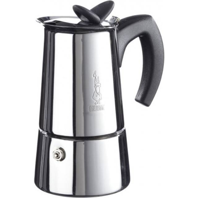 Bialetti 6-Cup Stainless Steel Stovetop Espresso Coffee Maker Pot 