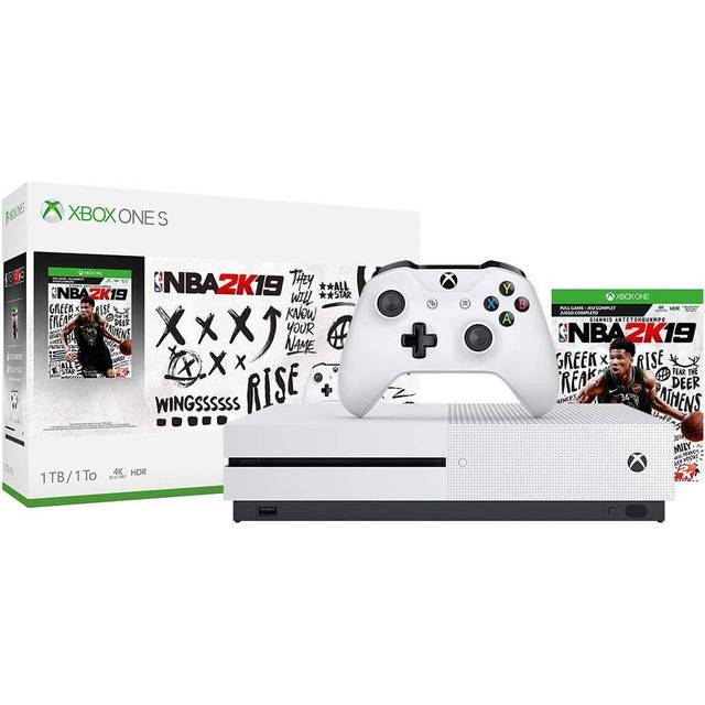 Xbox One S 500GB Minecraft Favorites Bundle with Controllers & Charging Dock